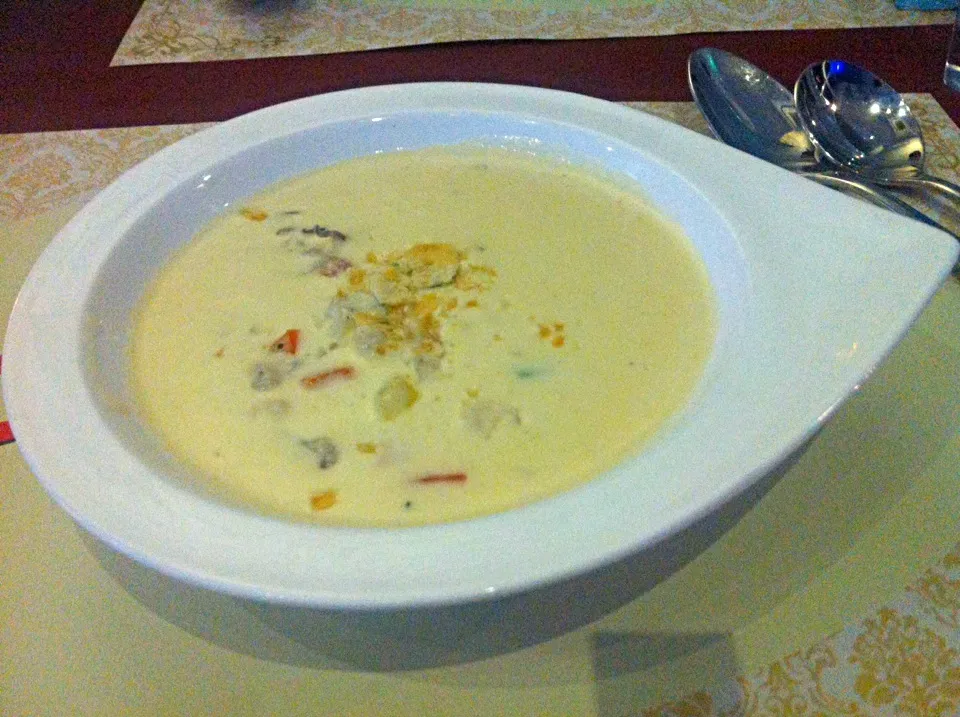 Seafood chowder soup|skyblueさん