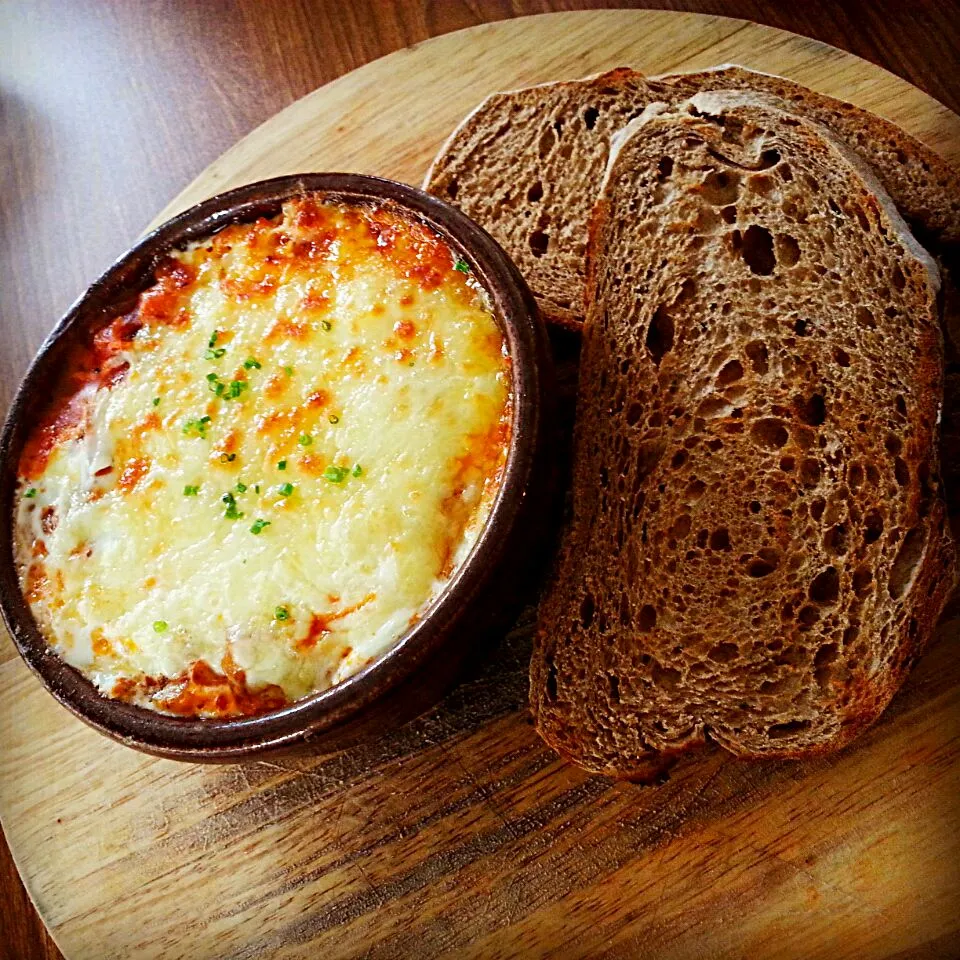 The Red Bean Bag Signature Baked Eggs|Eshiaさん