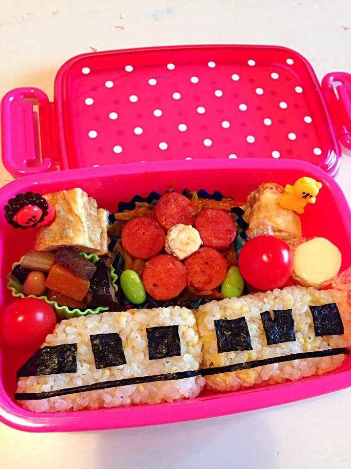 電車弁当♡|りなさん