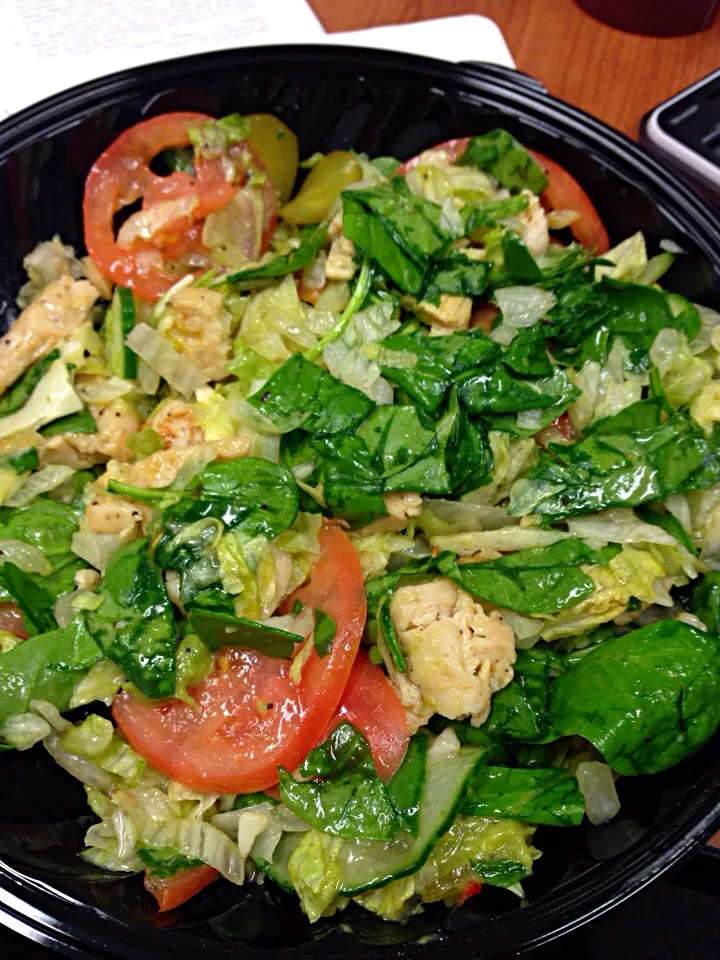 Subway salad with chicken veggie avocado|joie chowさん