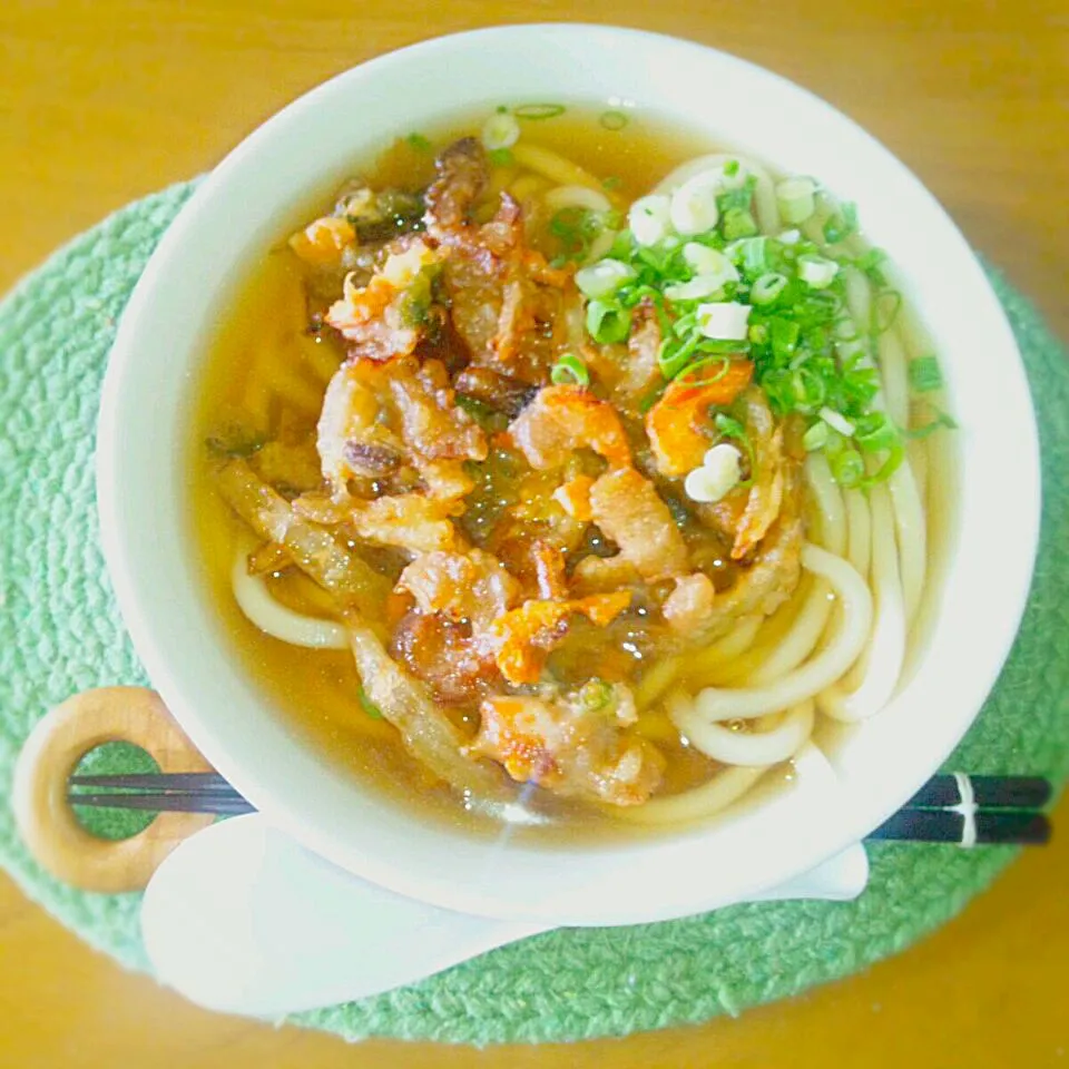 かき揚げ讃岐うどん(^O^)鰹だし旨旨！|みき🍴さん