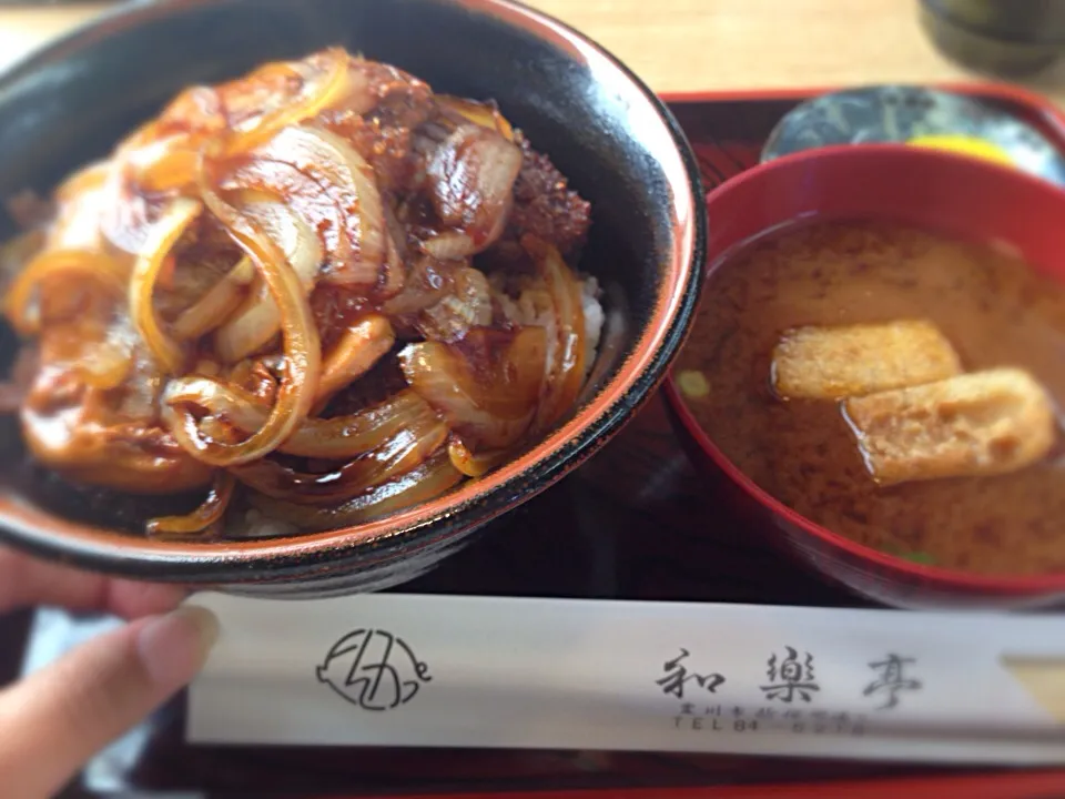 Snapdishの料理写真:ソースカツ丼|Rinさん