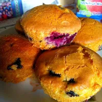 Snapdishの料理写真:Blueberry muffins|shinjiさん