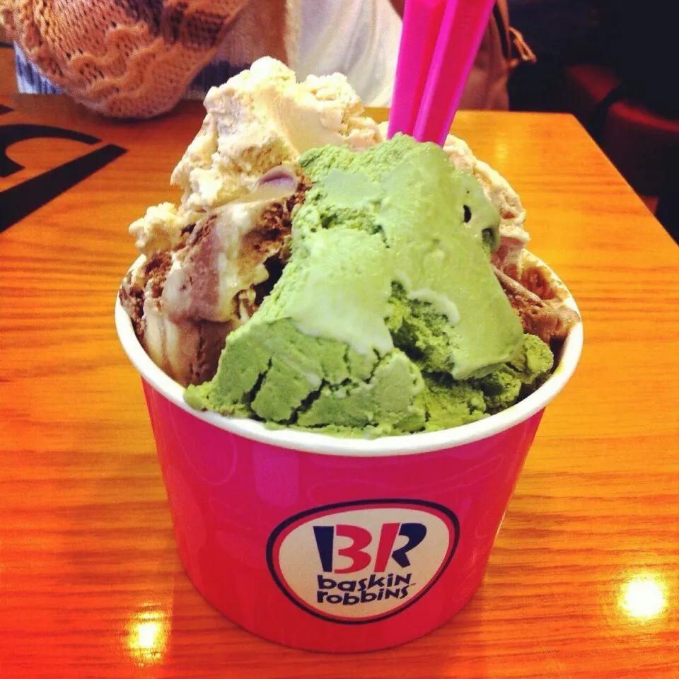 Snapdishの料理写真:green tea ~ my love ♡ @Baskin Robbins|Jihye Jsさん