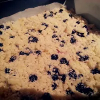 blueberry crumble shortcake~~ 만드는중♥|Kwon MInaさん