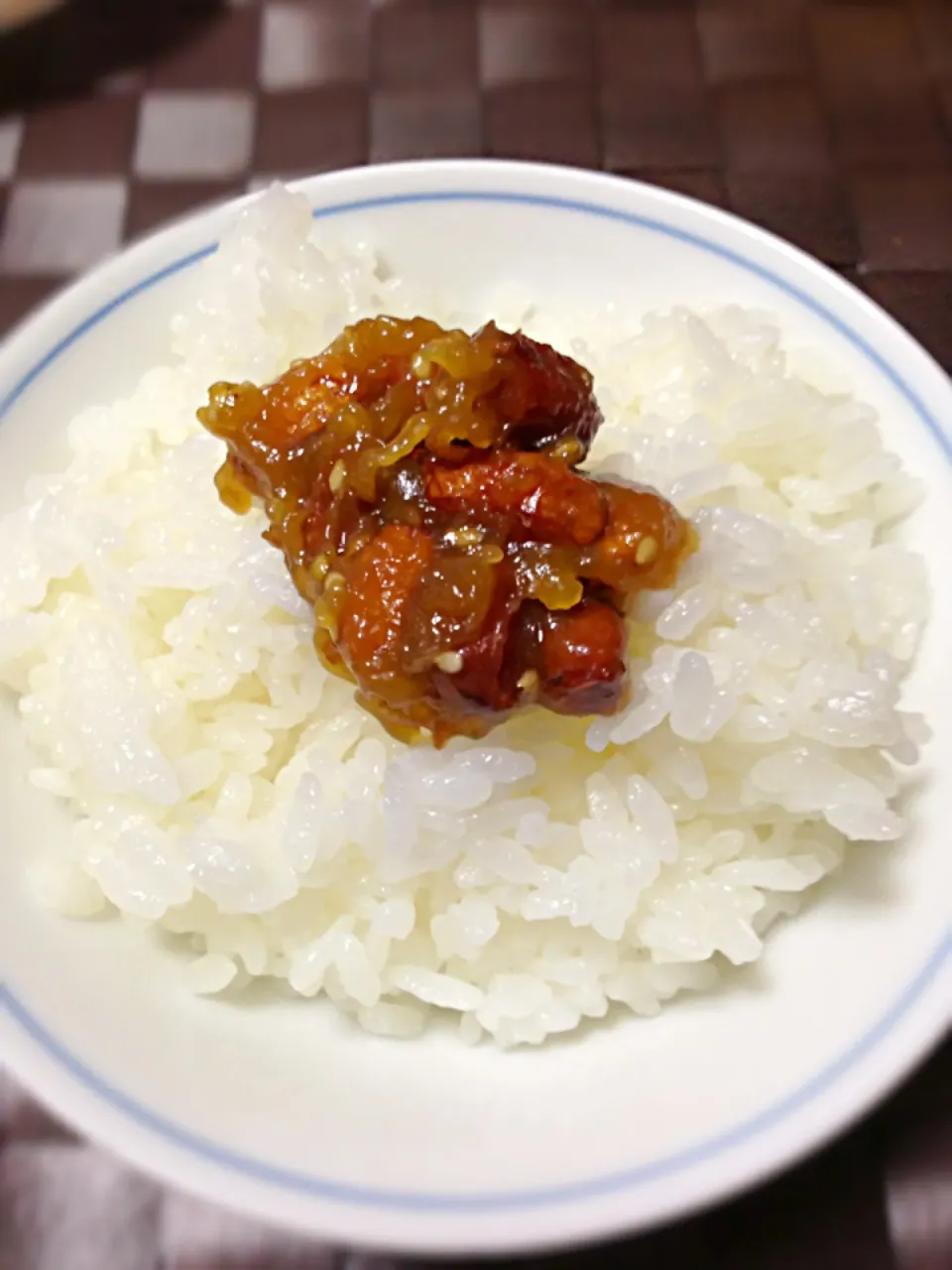 ピーナッツみそのせご飯…おかず？お茶うけ？箸休め？北関東に居た頃の懐かしい一品|あっこぷーさん