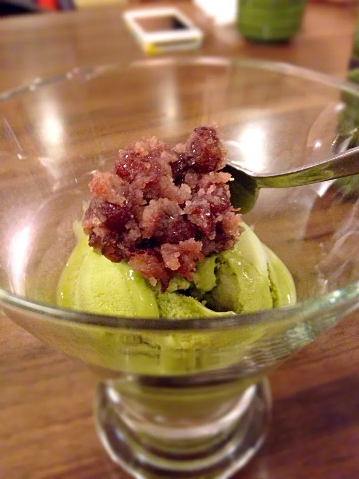 Green tea ice cream|Carol Yewさん