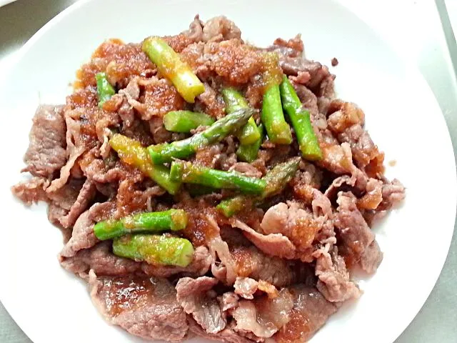 beef asparagus|Masaoka Chonalyn Larotさん