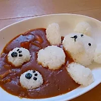 Snapdishの料理写真:朝くまカレー|Fukumi Shibataさん