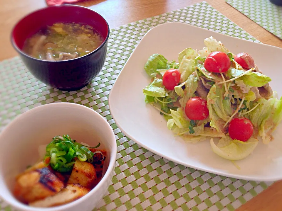 冷しゃぶサラダランチ😋|Pokotaさん