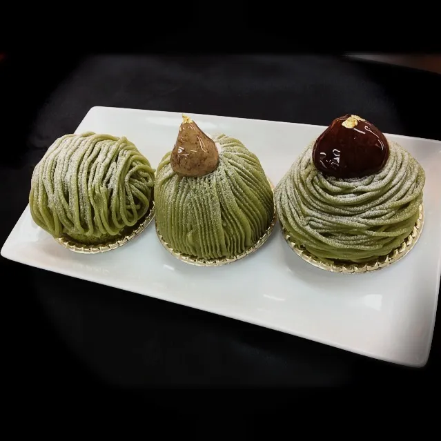 Snapdishの料理写真:Mont-blanc   thé vert|Celinaさん