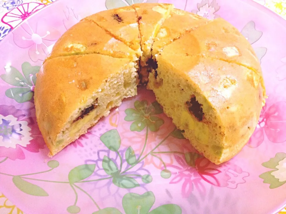 HMでさつまいもとチョコレートのケーキ|ほのかママさん