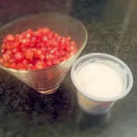 Snapdishの料理写真:Pomegranate & yogurt|KJG UKさん