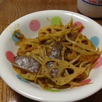 Snapdishの料理写真:野菜炒めカレー風|井本佳那さん