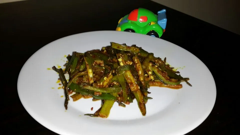 okra vegetable|amala rajeevさん