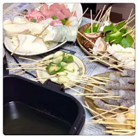 Snapdishの料理写真:串揚げパーティー♡|marimocoさん