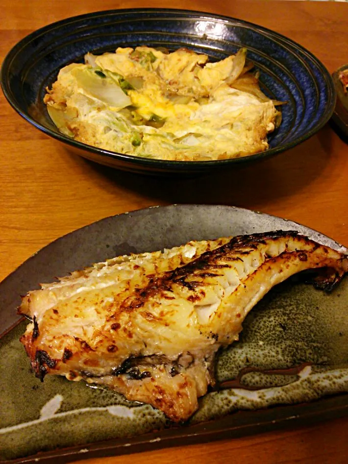 赤魚の粕漬け
白菜の卵とじ|ゆりっぺさん