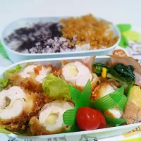 Snapdishの料理写真:中学娘お弁当|お花大好きママさん