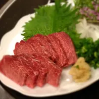 Snapdishの料理写真:馬刺し|Mathuさん