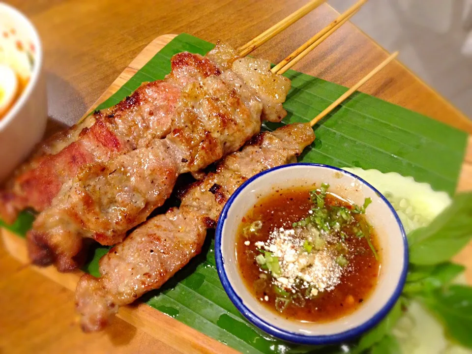 Grill Thai pork satay|Tommy Limさん