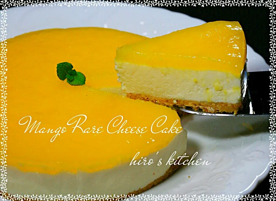 マンゴーレアチーズケーキ - Mango Rare Cheese Cake|ひろさん