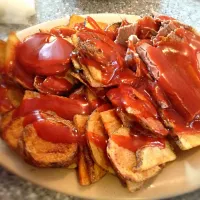 Sliced Beef and JoJos with Spicy Hot BBQ Sauce|Chris Rothさん