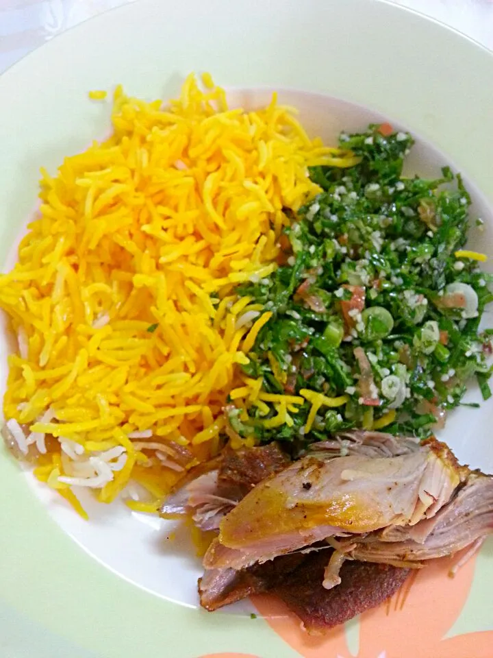 Rice, Grilled Lamb and Tabouleh|Alyazyaさん