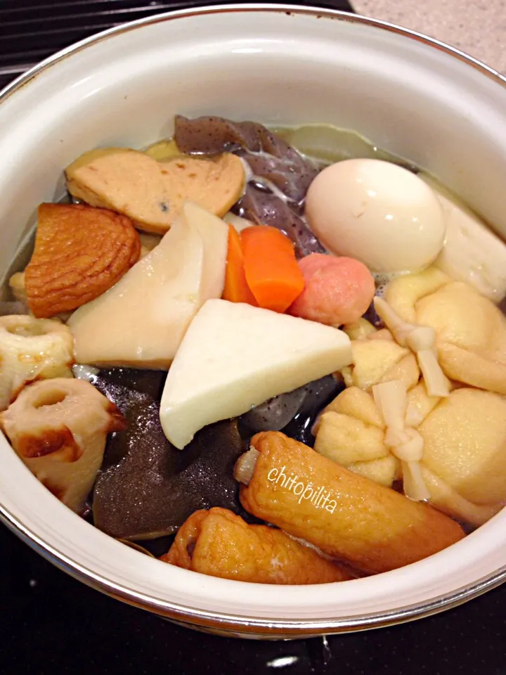 Snapdishの料理写真:Oden Japanese pot-au-feu|chitopilitaさん