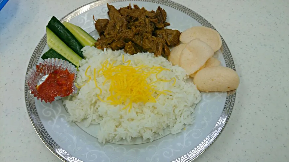 nasi rendang at indonesia restaurant toride|Anna Tashiro Lenaさん