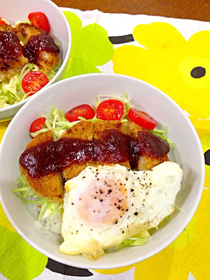 コロッケ丼|なおさん