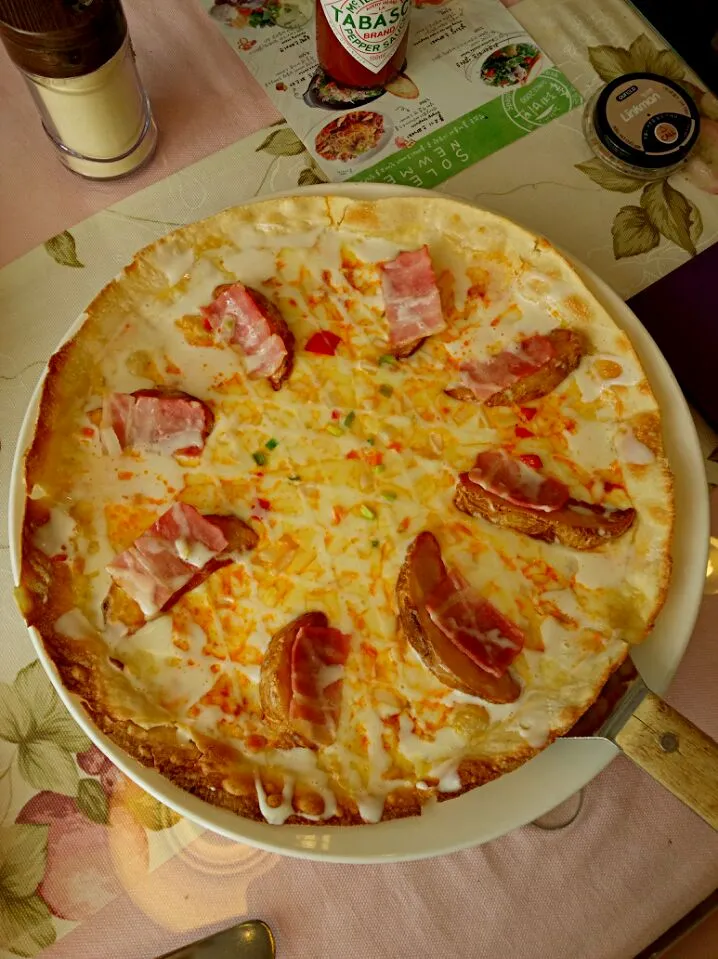 potato+ham pizza ♡|Jihye Jsさん