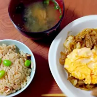 鮭の混ぜご飯、焼きうどん|プーママさん