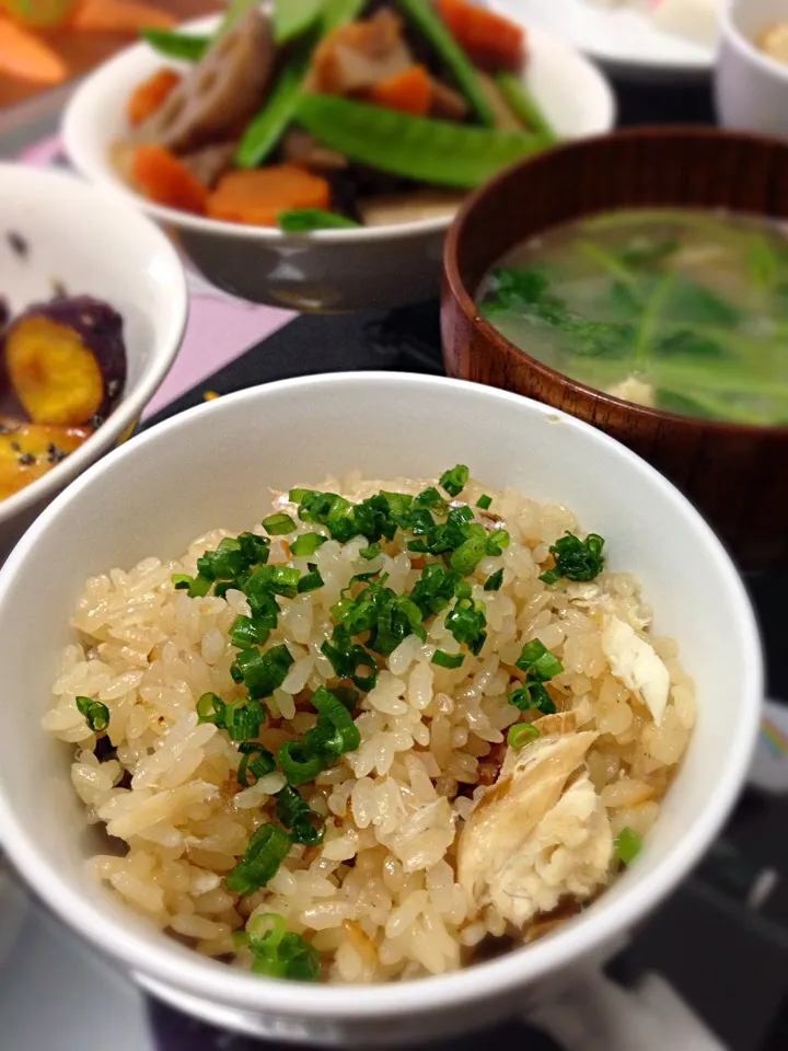 お食い初めで余った鯛を使って、鯛めし＆あら汁|はるさん