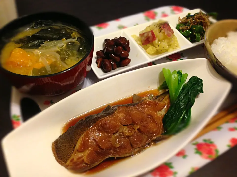 カレイの煮付け定食♡|よさく♡さん