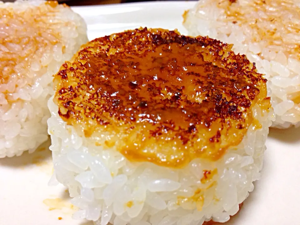 おでんのお供 味噌焼きおにぎり|こんこんさん