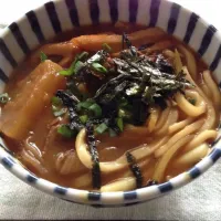 残りもんおでんでリメイクしたカレーうどん|korikoriさん