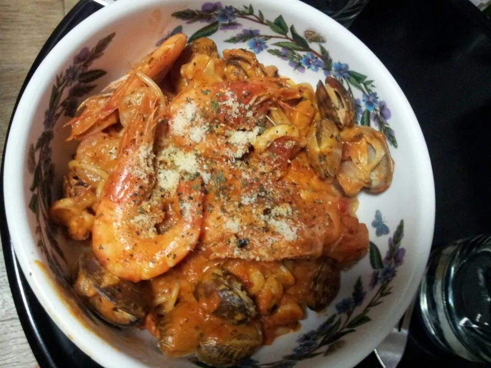 seafood spaghetti by my love|anna c.さん