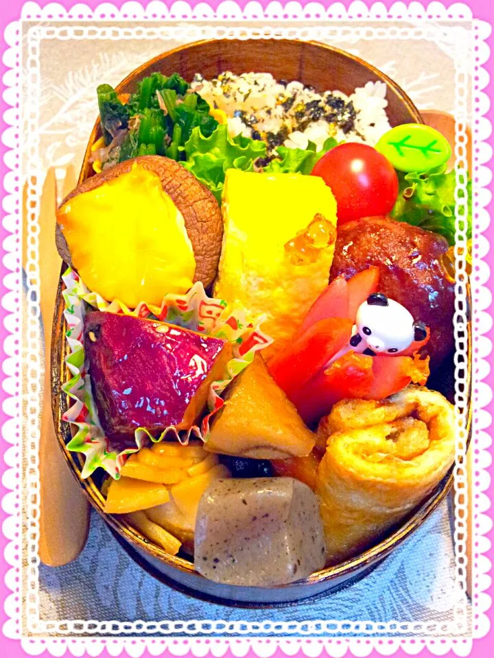 Snapdishの料理写真:とろーりチーズイン肉団子弁当♪|TOMOさん