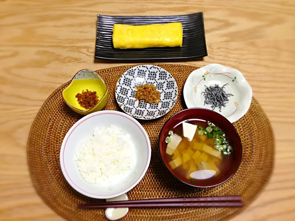 佃煮でささっと夕飯|ゆきぼぅさん