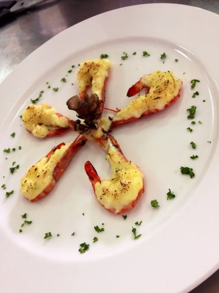 Cheedar Cheesy grill shrimp|Harrys Khangさん