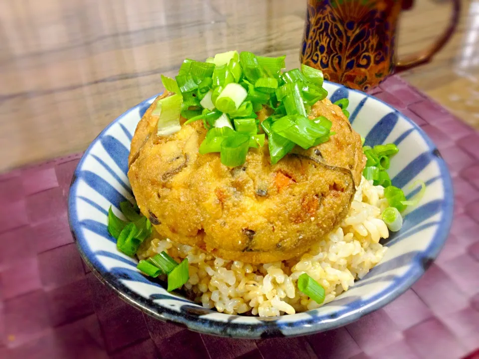 具沢山飛竜頭の照り焼き丼|彩さん