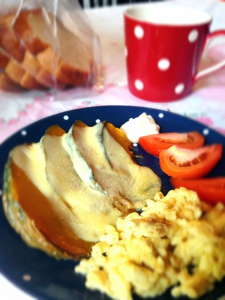 Creamy scramble egg & Cheese melted pumpkin|Prae~*さん