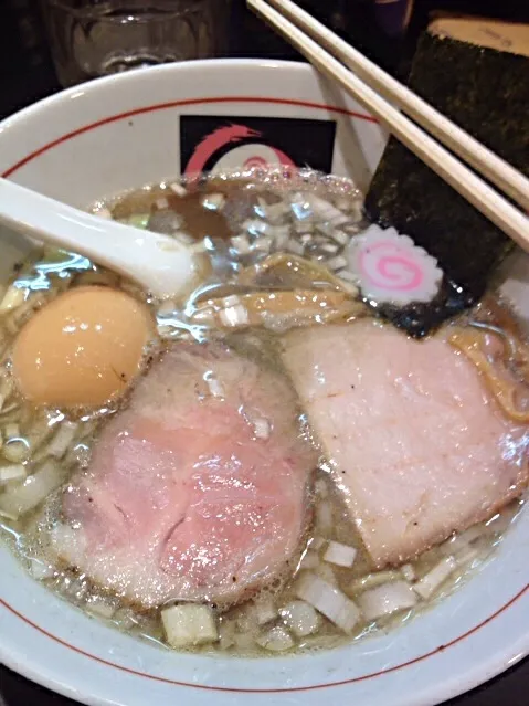 煮玉子にぼしラーメン|たべたくさん