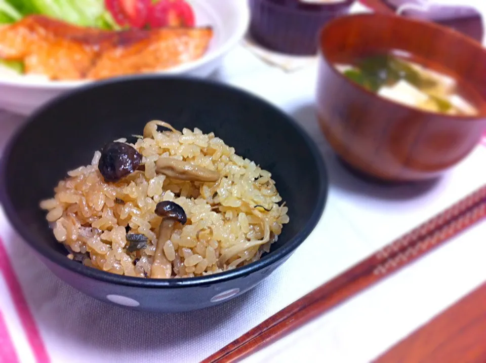 きのこの炊き込みご飯|カナエさん