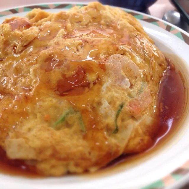 エビ玉丼 at 社員食堂|さるさん