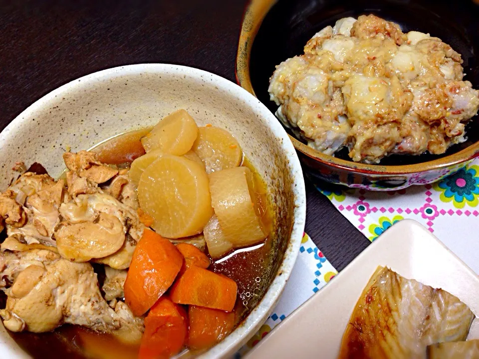 のた芋 ・手羽元と大根の生姜煮|ちかさん