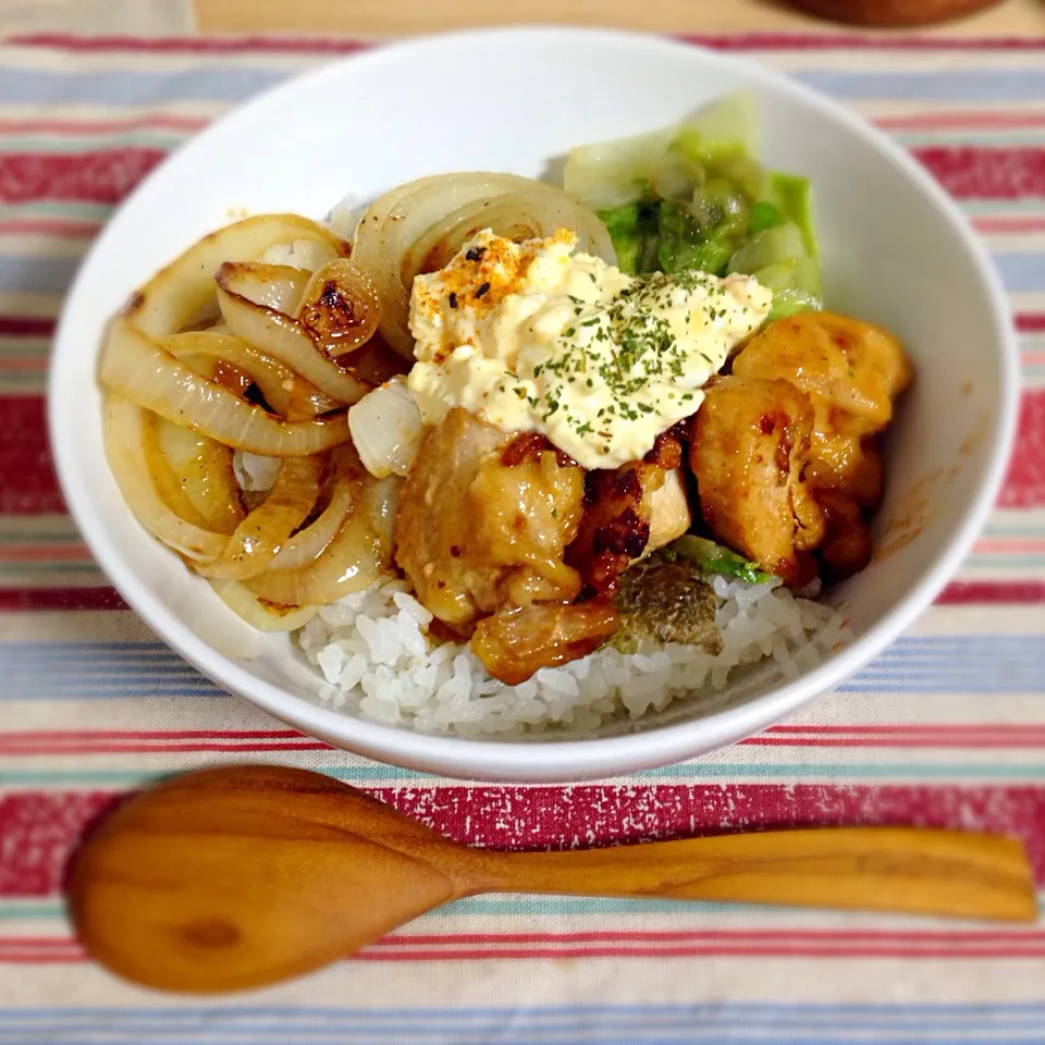 Snapdishの料理写真:チキンタルタル丼|ckck117さん