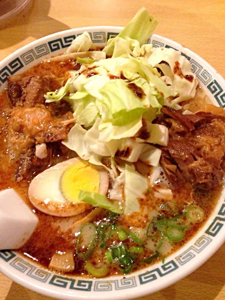 桂花ラーメンの太肉麺|酩酊親父さん