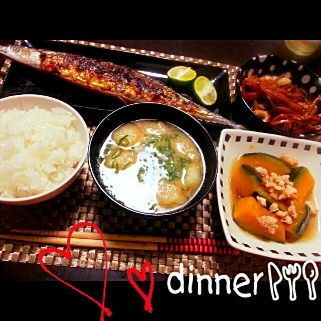 Snapdishの料理写真:秋ご飯♥|めぐさん