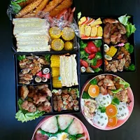 Snapdishの料理写真:チビッ子運動会時のお弁当♪|まゆみママさん